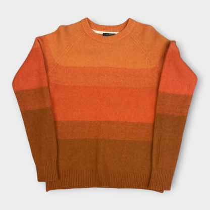 TED BAKER | BURNT ORANGE KNITTED JUMPER (M)