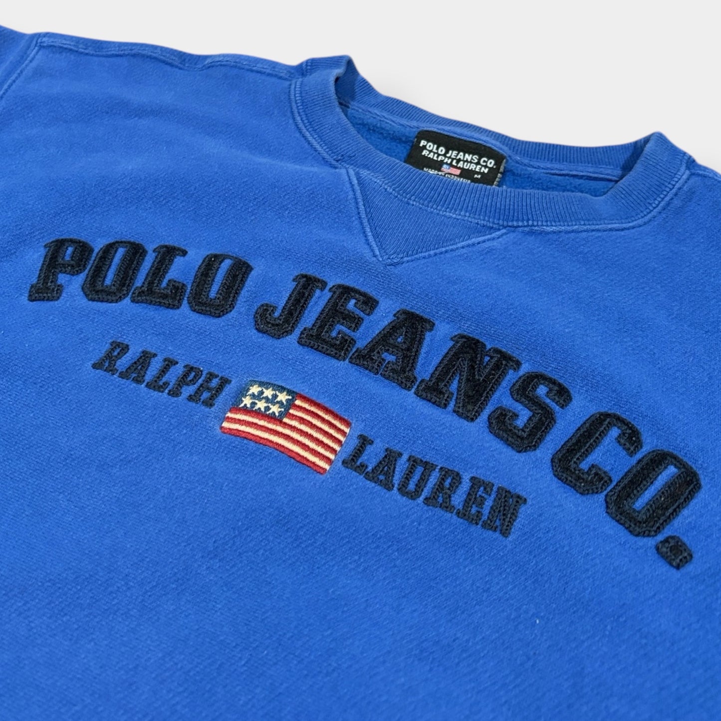 RALPH LAUREN | POLO JEANS EMBROIDERED SWEATSHIRT (M)