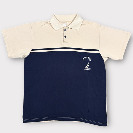 MYKONOS 90s VINTAGE POLO SHIRT (M)