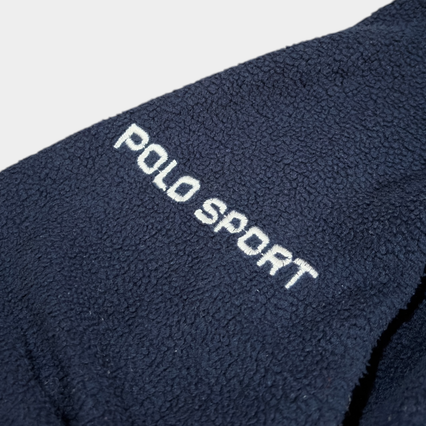 RALPH LAUREN POLO SPORT | 2000s VINTAGE NAVY QUARTER ZIP (XL)