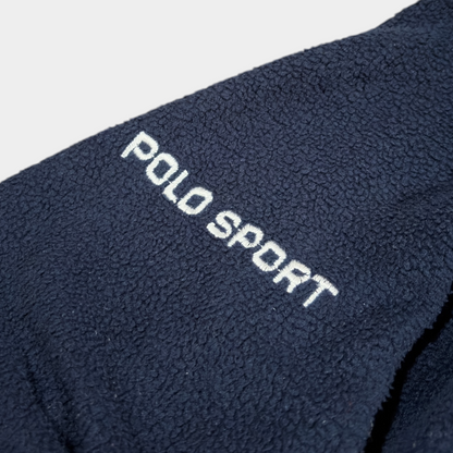 RALPH LAUREN POLO SPORT | 2000s VINTAGE NAVY QUARTER ZIP (XL)