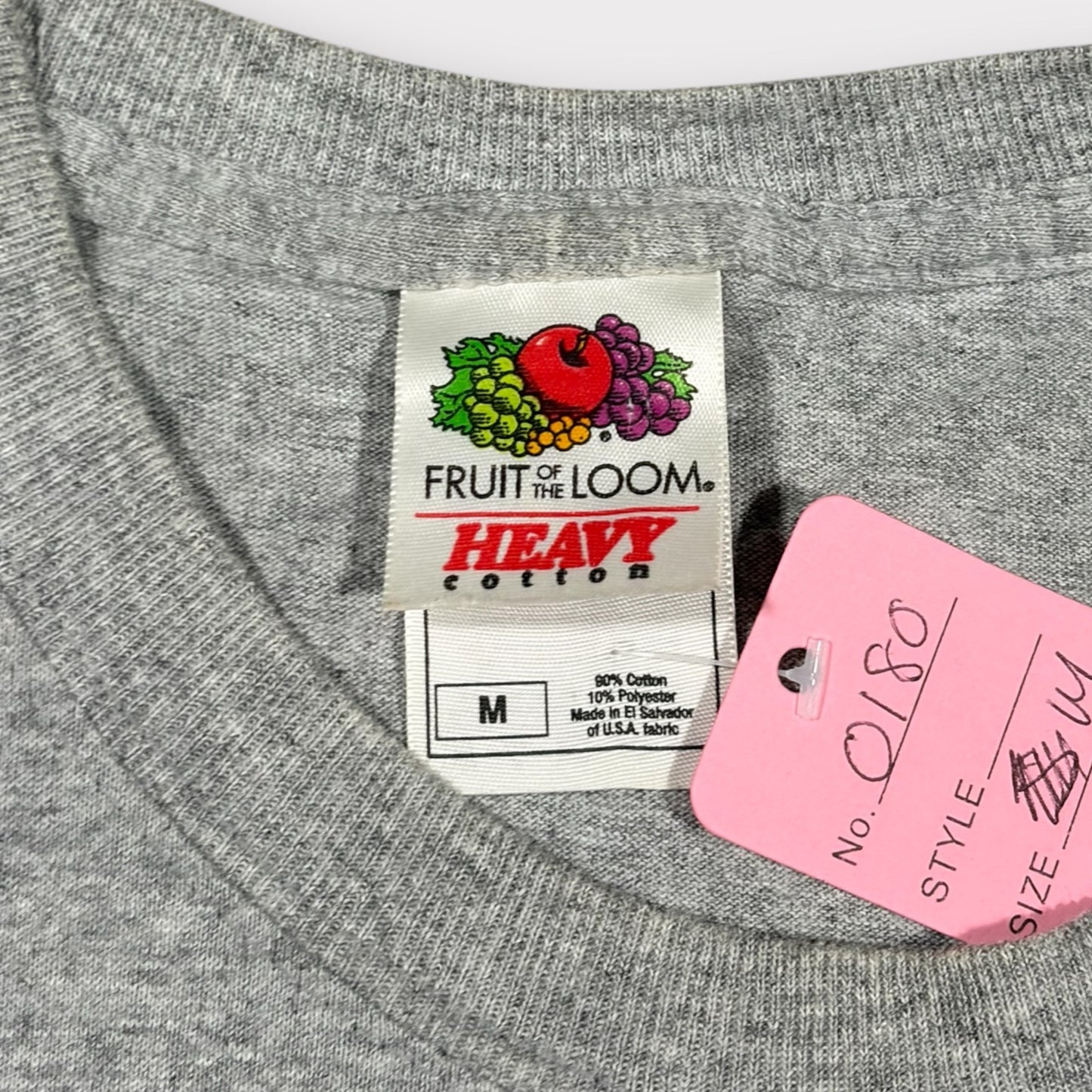 FRUIT OF THE LOOM | HEAVY COTTON 1990s NEW YORK CITY TOURIST TEE (M)