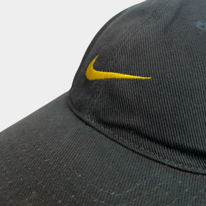 NIKE | 1990s LABEL BLACK VINTAGE BASEBALL CAP