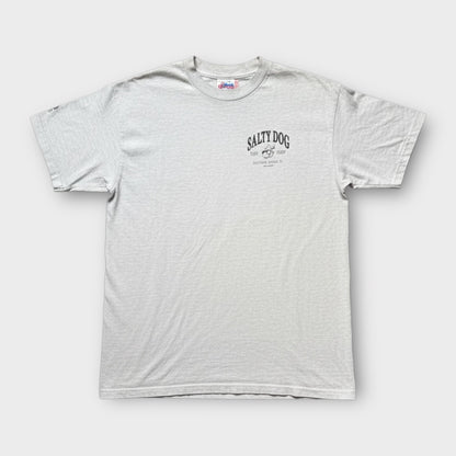 SALTY DOG SURF SHOP 1993 SINGLE STITCH T SHIRT (M)