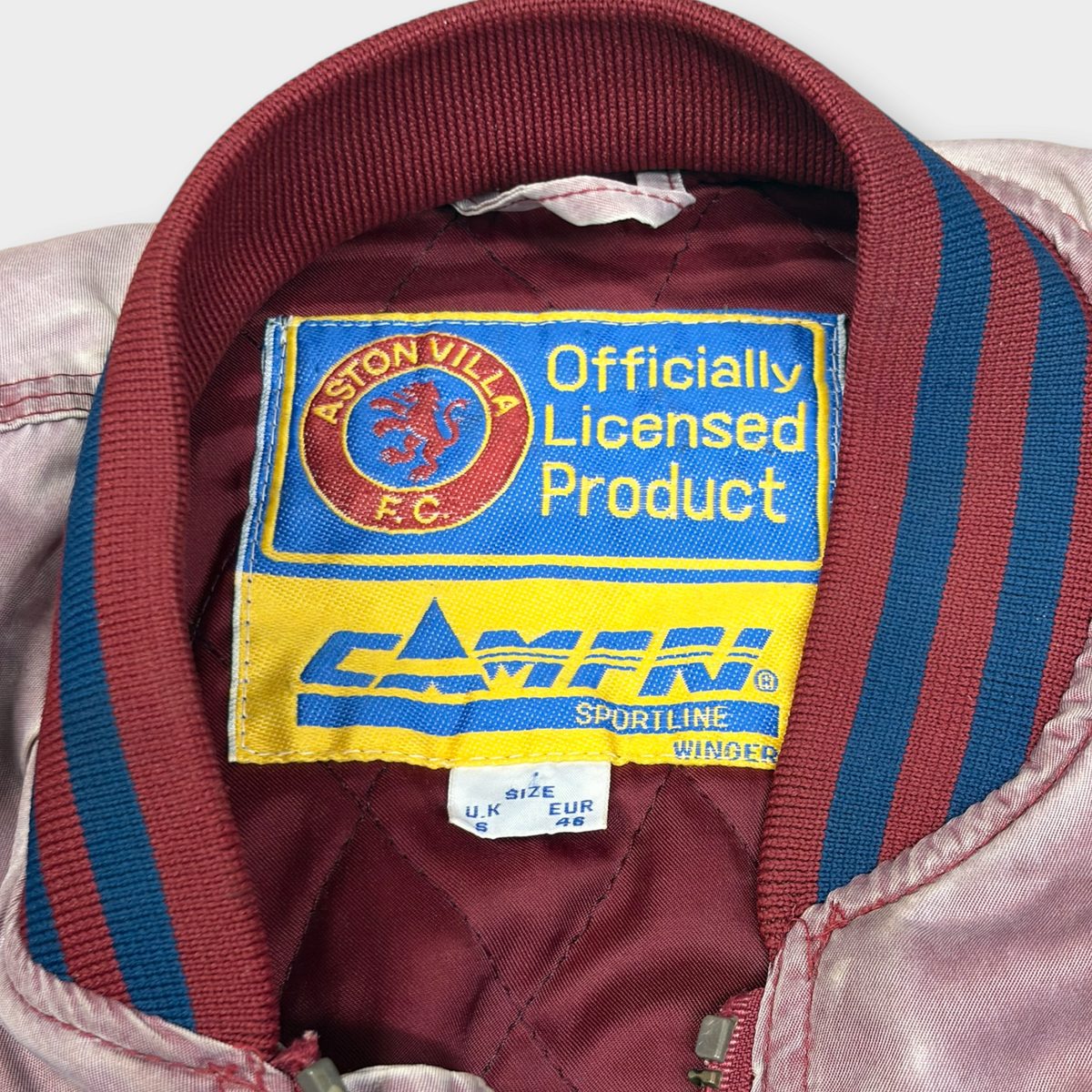 1990-1992 ASTON VILLA BOMBER JACKET (S)