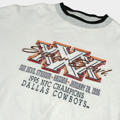SUPERBOWL XXX 1995 TULTEX SWEATSHIRT (L)