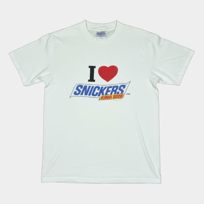 SNICKERS | 1985 VINTAGE SINGLE STITCH GRAPHIC TEE (M)