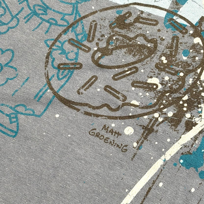 THE SIMPSONS | UNIVERSAL STUDIOS Y2K GRAPHIC PRINT TEE (L)
