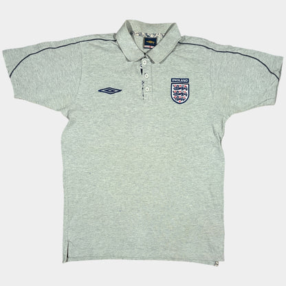 UMBRO | 2000s ENGLAND TRAINING POLO SHIRT (L)