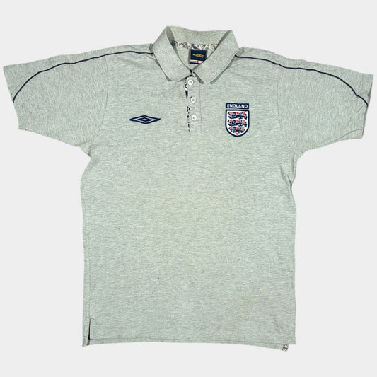 UMBRO | 2000s ENGLAND TRAINING POLO SHIRT (L)