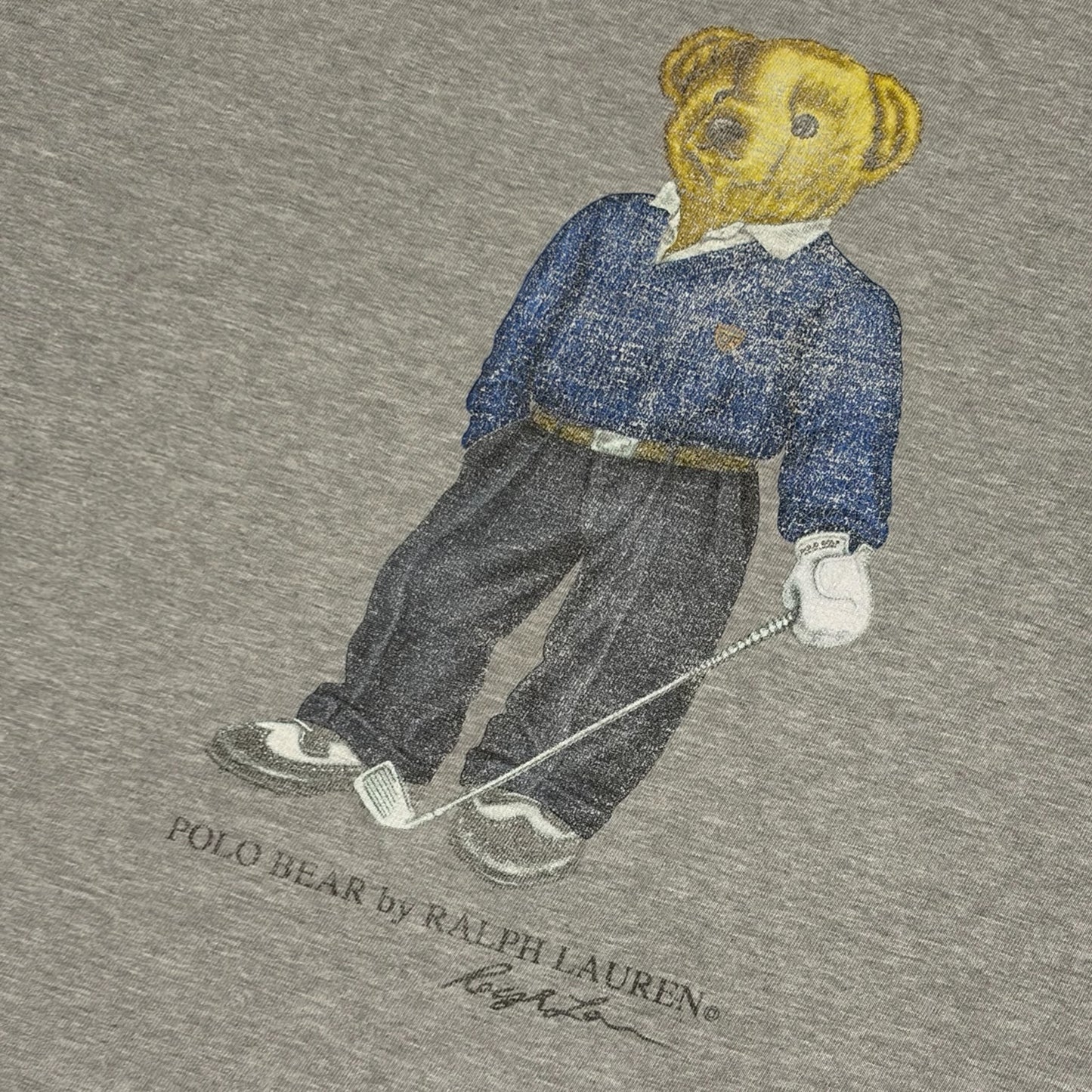 POLO RALPH LAUREN TEDDY BEAR GRAPHIC TEE (XL)