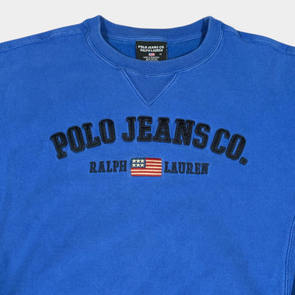 RALPH LAUREN | POLO JEANS EMBROIDERED SWEATSHIRT (M)
