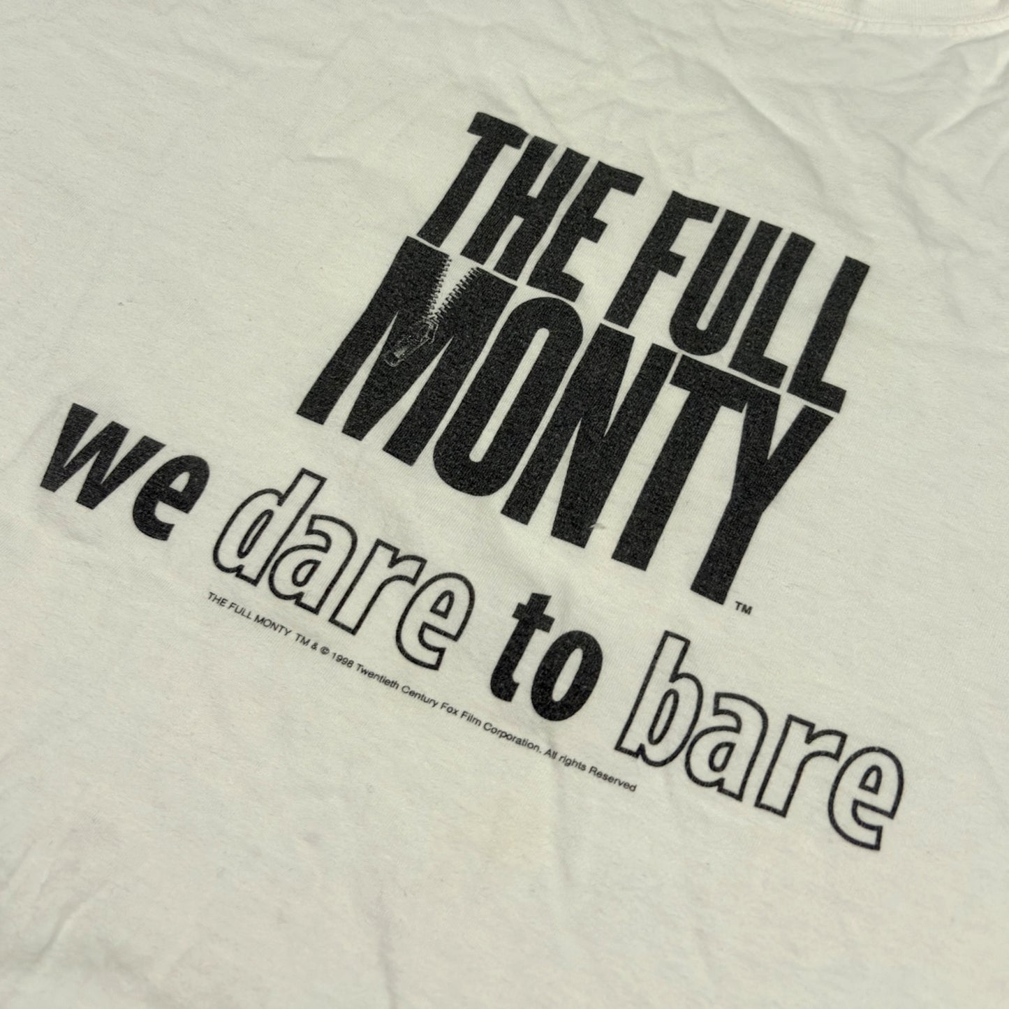 THE FULL MONTY | 1998 WE DARE TO BARE VINTAGE PROMO TEE (L)