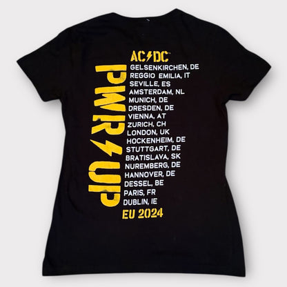 AC/DC 2024 PWR UP EUROPEAN TOUR WOMEN'S T-SHIRT (M)