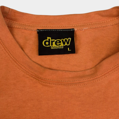 DREW HOUSE | SECRET ORANGE LOGO PRINT T-SHIRT (L)