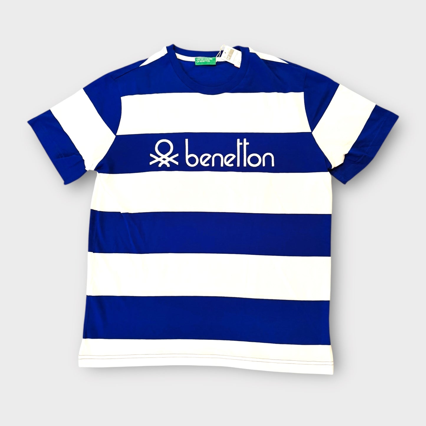 BENETTON | STRIPED T SHIRT (M)