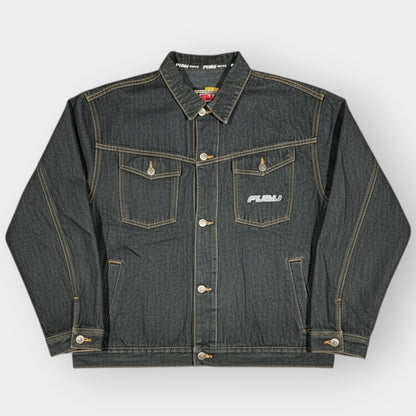 FUBU | 1990s VINTAGE DENIM HIP-HOP JACKET (XL)