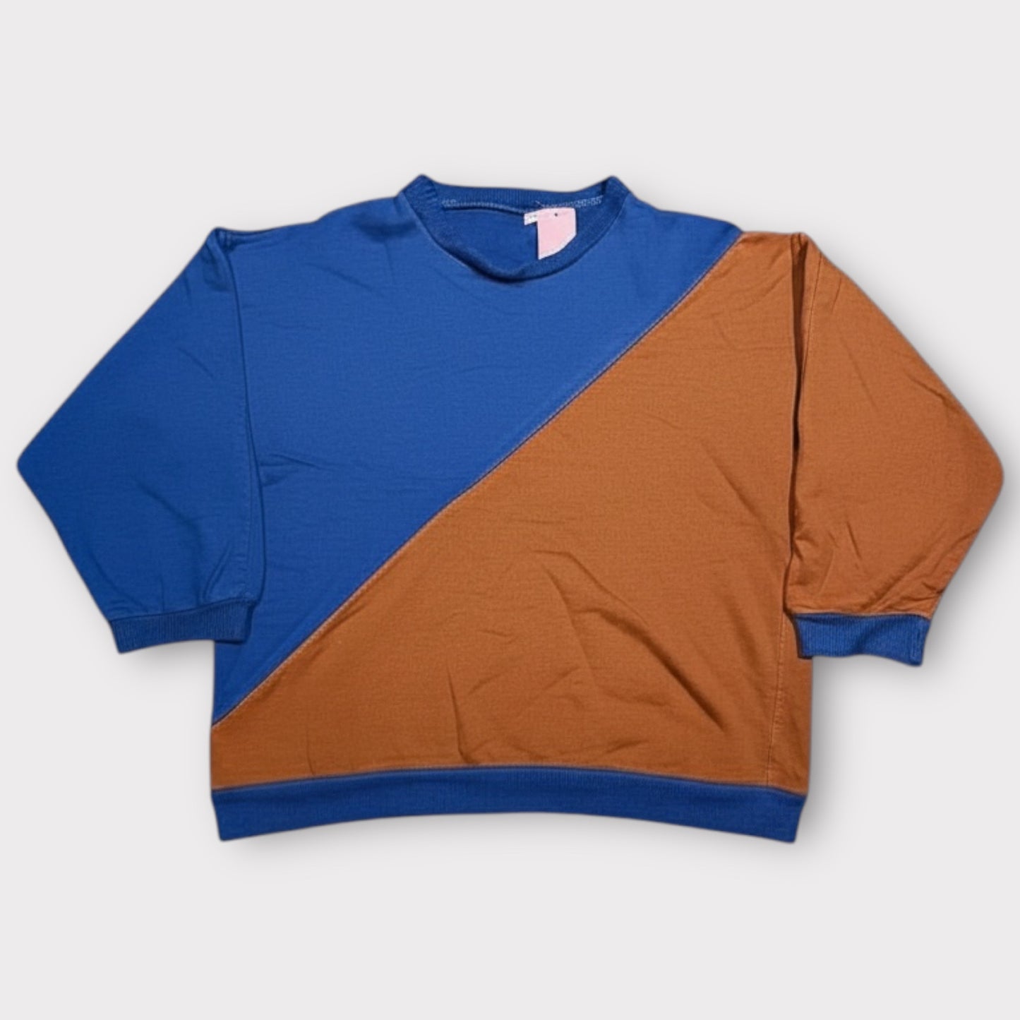 1980s COLOUR BLOCK VINTAGE SWEATSHIRT (S)