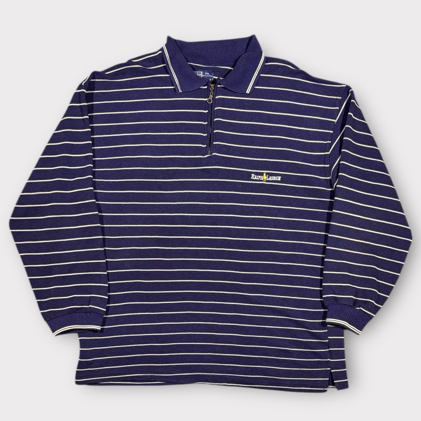 POLO RALPH LAUREN 90s QUARTER ZIP SWEATSHIRT (XXL)