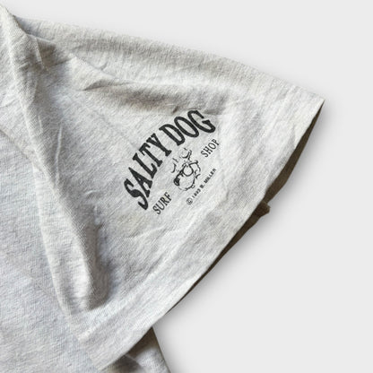 SALTY DOG SURF SHOP 1993 SINGLE STITCH T SHIRT (M)