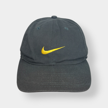 NIKE | 1990s LABEL BLACK VINTAGE BASEBALL CAP