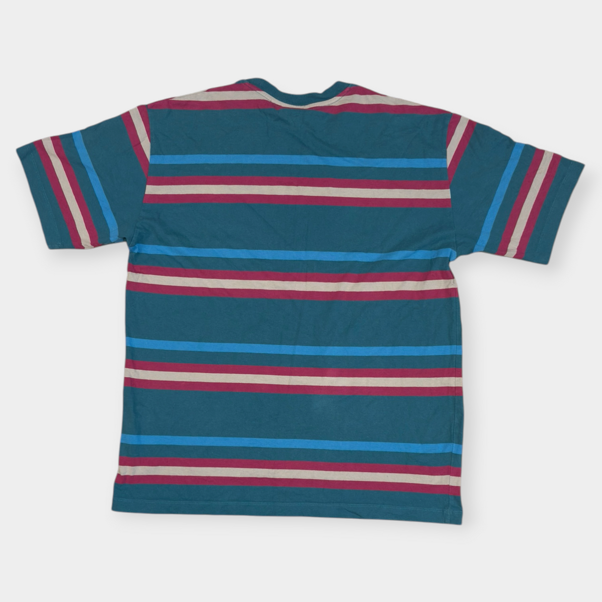 PARRA | STRIPED SKATER TEE (L)