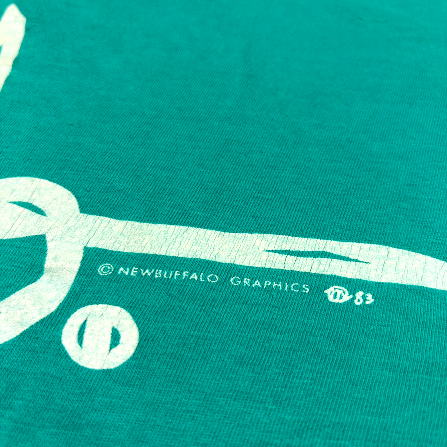 AMERICAN VINTAGE | 1983 VINTAGE ONEITA SINGLE STITCH BUFFALO GRAPHIC TEE (XL)