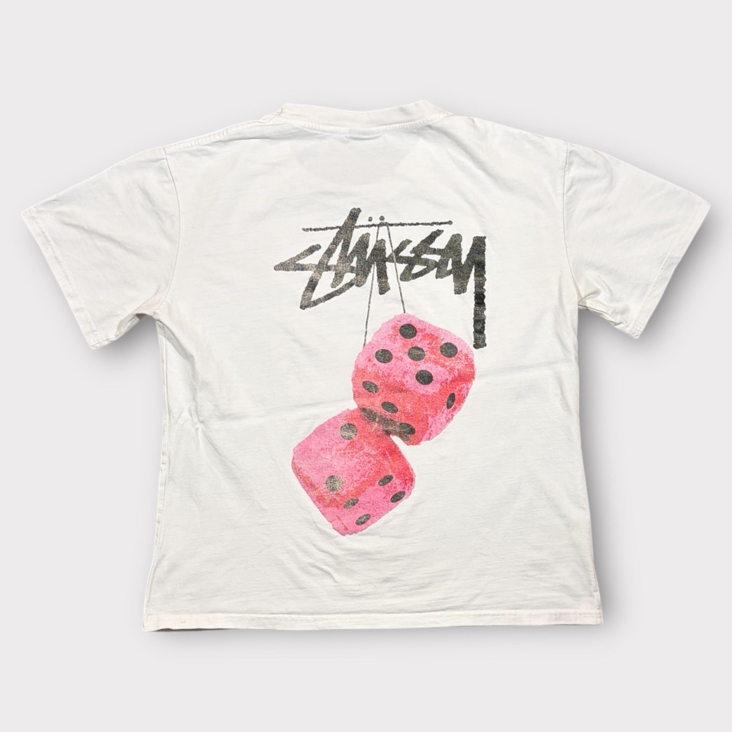 STUSSY | THRASHED DICE GRAPHIC TEE (S)