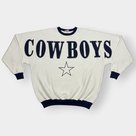 DALLAS COWBOYS | 90s VINTAGE LEGENDS GREY SPELLOUT SWEATSHIRT (XXXL)