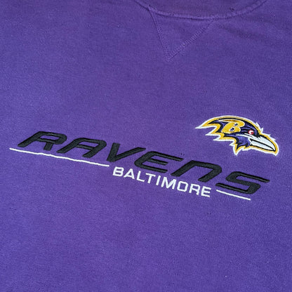 NFL BALTIMORE RAVENS VINTAGE SWEATSHIRT (L)