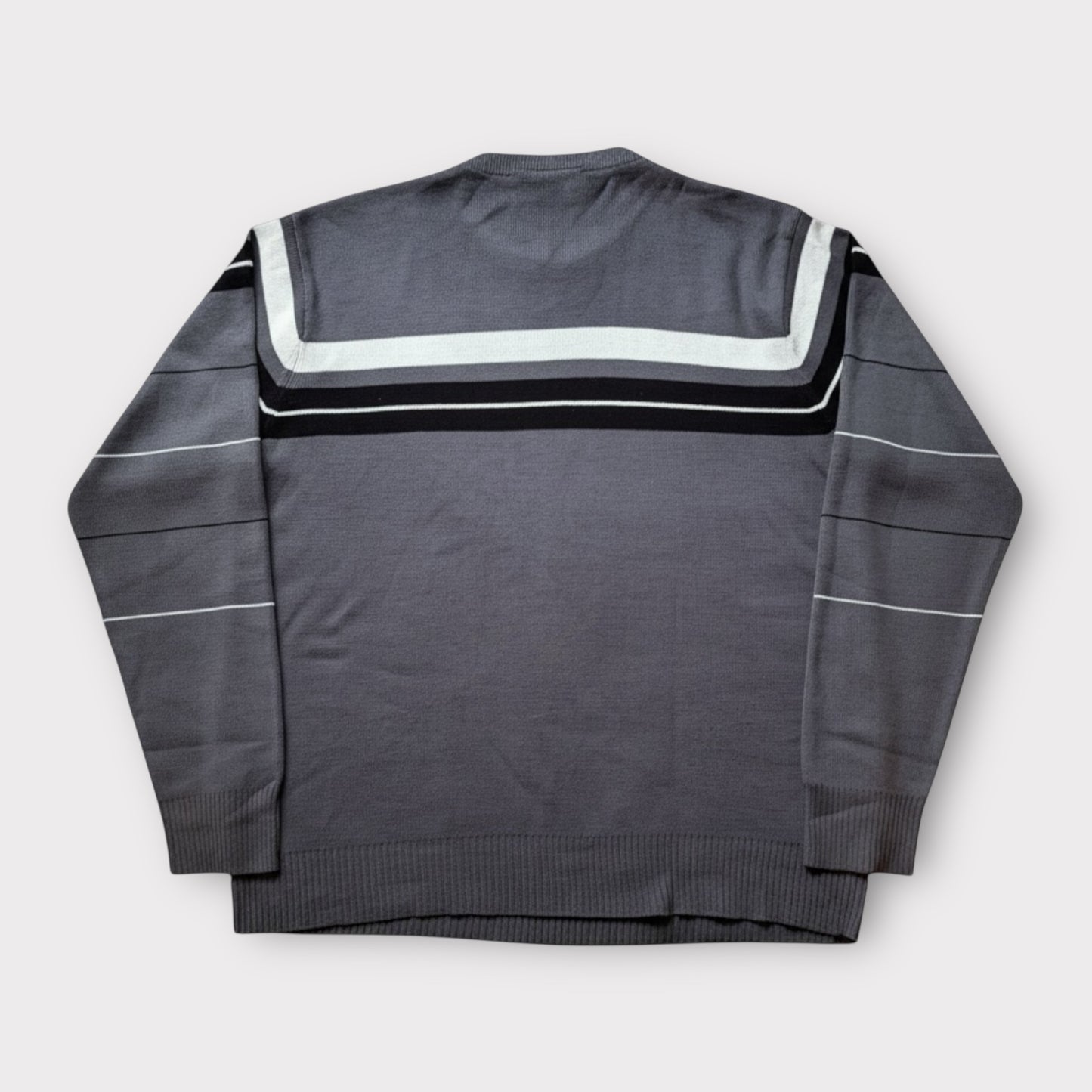 LACOSTE 90s VINTAGE PATTERNED JUMPER (L)