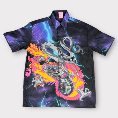 VINTAGE RICHARD CHANG CHINESE DRAGON SHIRT (M)