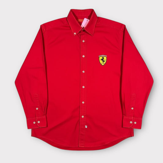 FERRARI 1990s VINTAGE RACING SHIRT (L)