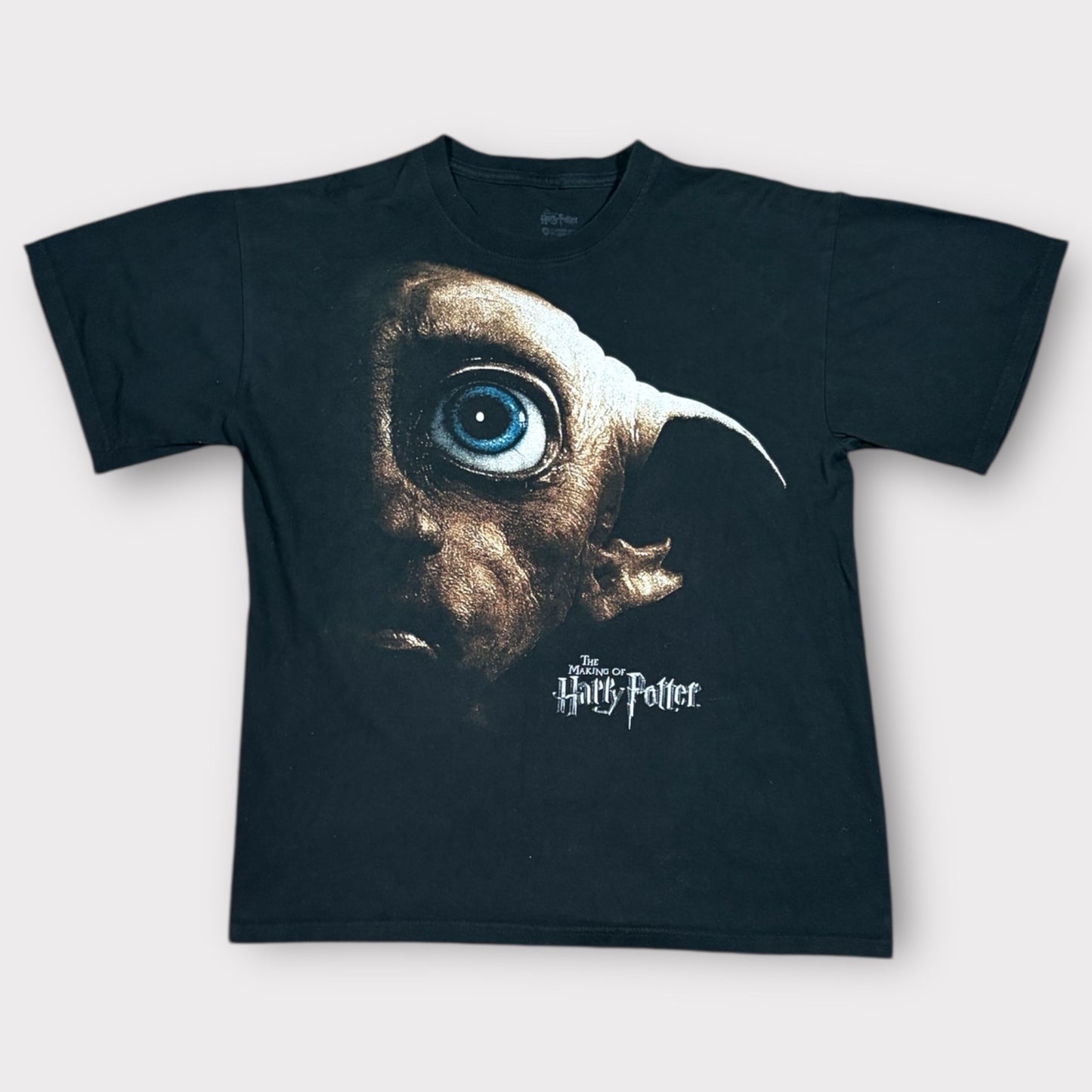 VINTAGE MAKING OF HARRY POTTER DOBBY THE HOUSE ELF TEE (M)
