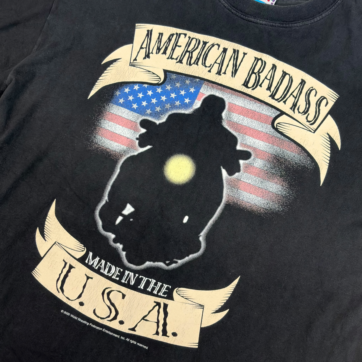 WWF | THE UNDERTAKER 2000 AMERICAN BADASS WRESTLING TEE (L)