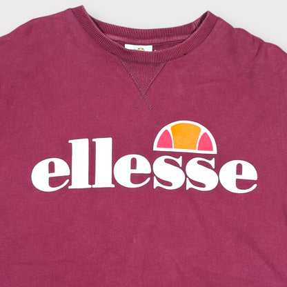 ELLESSE | 2000s SPELLOUT SWEATSHIRT (M)