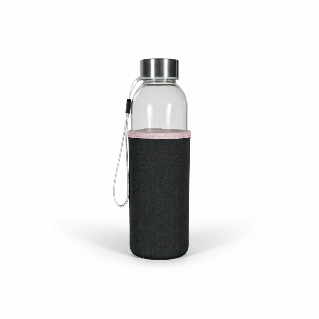 RADO WATCHES GLASS WATER BOTTLE WITH SLEEVE