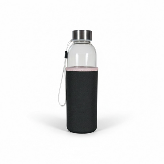 RADO WATCHES GLASS WATER BOTTLE WITH SLEEVE