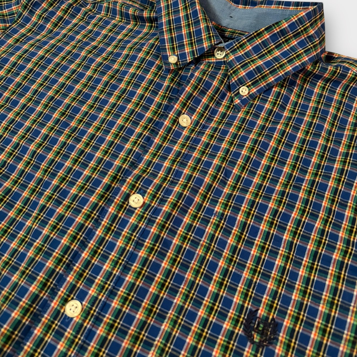 RALPH LAUREN CHAPS 90s VINTAGE PLAID SHIRT (L)