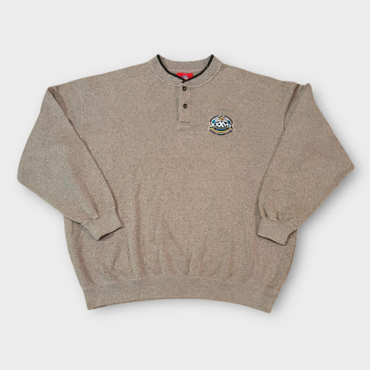 NFL SUPERBOWL XXXVII 2003 HENLEY SWEATSHIRT (XL)