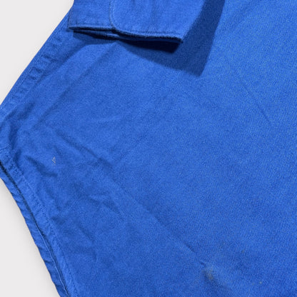 LE SHARK | DEADSTOCK 1990s BLUE HEAVYWEIGHT SHIRT (XL)