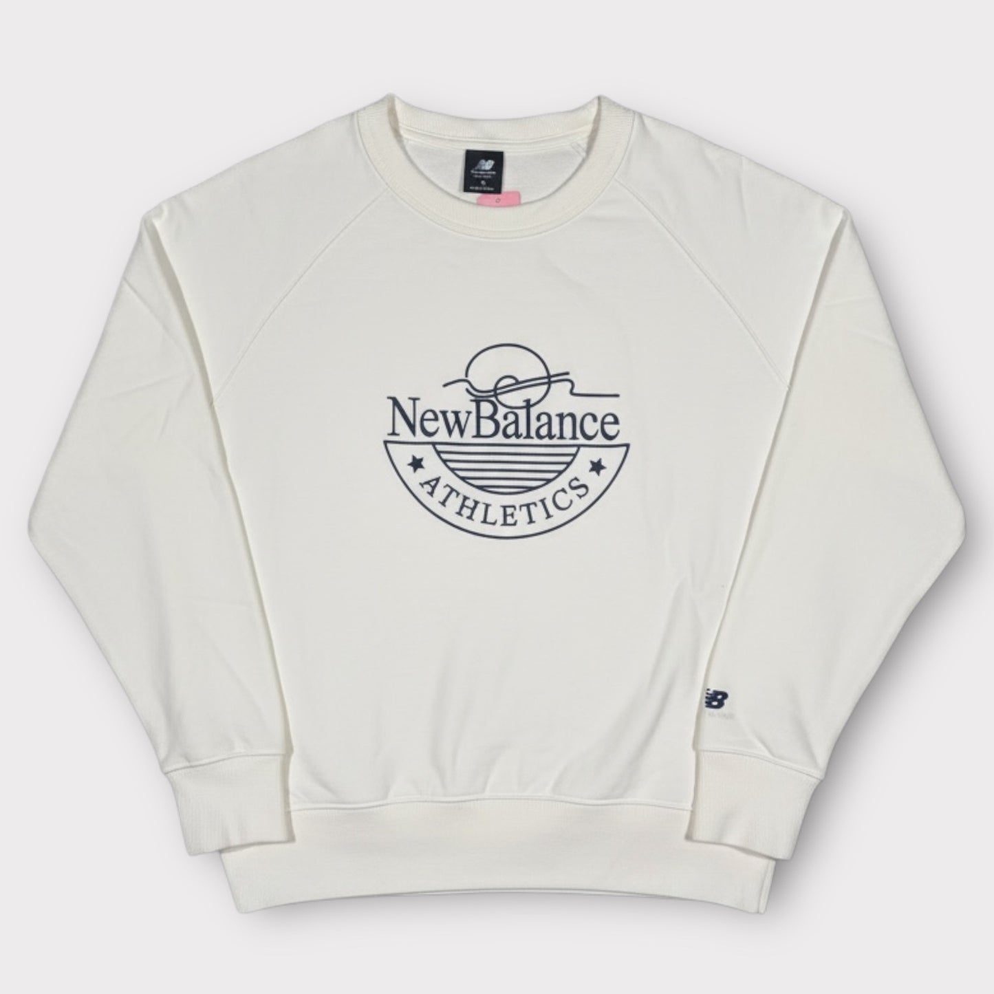 NEW BALANCE EMBROIDERED SPELLOUT SWEATSHIRT (S)