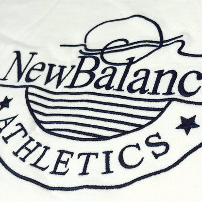 NEW BALANCE EMBROIDERED SPELLOUT SWEATSHIRT (S)