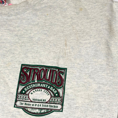 FRUIT OF THE LOOM | STROUD'S RESTAURANT 1990s SWEATSHIRT (XXL)