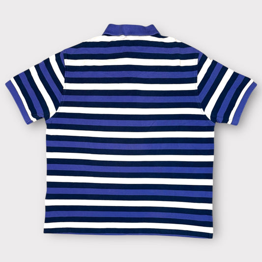 BURBERRY STRIPE POLO SHIRT (M)