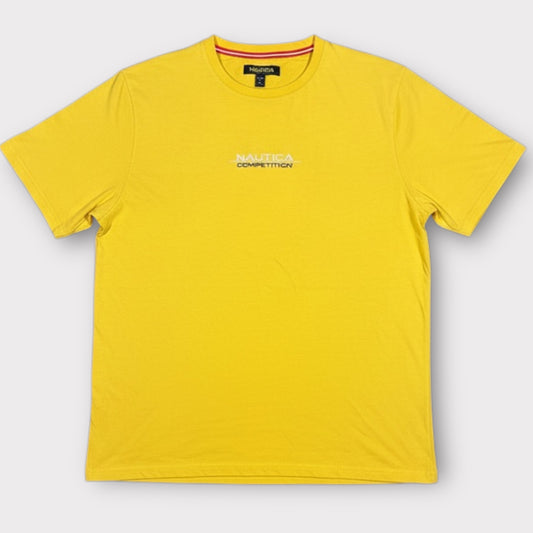 NAUTICA YELLOW PRINT TEE (L)