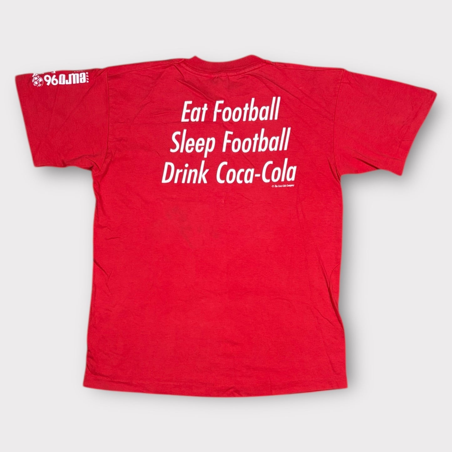 SCREEN STARS COCA-COLA EURO '96 SINGLE STITCH PROMO TEE (M)