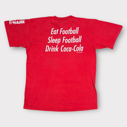 SCREEN STARS COCA-COLA EURO '96 SINGLE STITCH PROMO TEE (M)