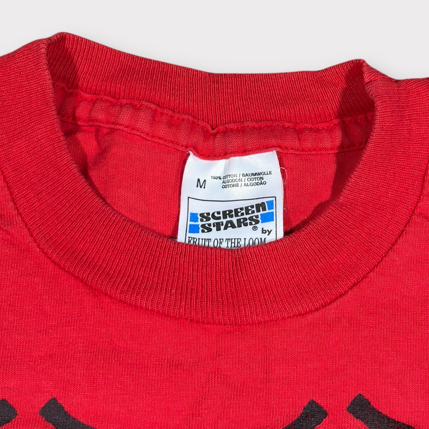 SCREEN STARS COCA-COLA EURO '96 SINGLE STITCH PROMO TEE (M)