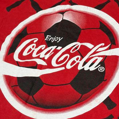 SCREEN STARS COCA-COLA EURO '96 SINGLE STITCH PROMO TEE (M)